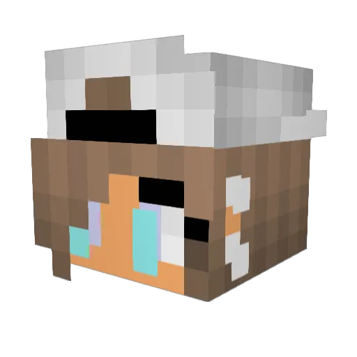 _Katjes_Kati_ Minecraft avatar head, 3D render