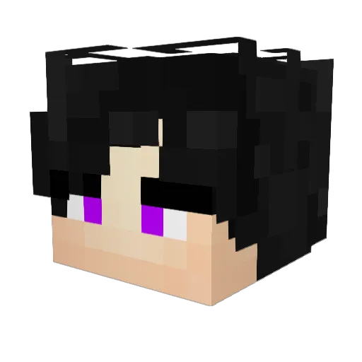 _Katyan_ Minecraft avatar head, 3D render