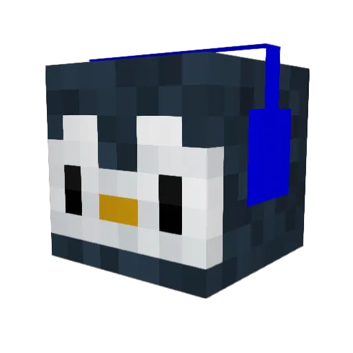 _KayanoA Minecraft avatar head, 3D render