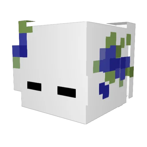 _KayiiMC_ Minecraft avatar head, 3D render