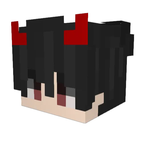 _KaykyHimself_ Minecraft avatar head, 3D render