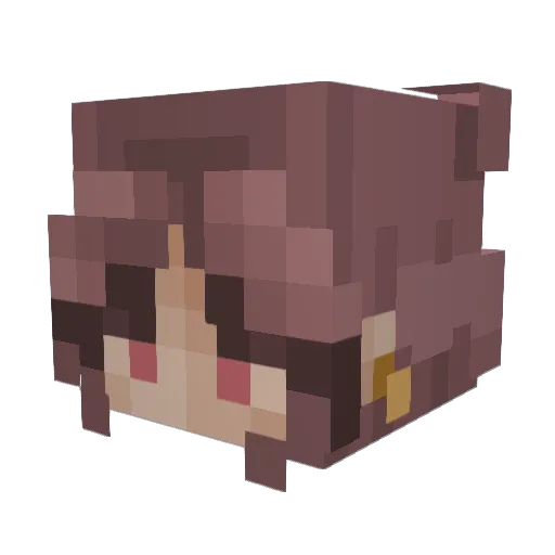 _Kayso Minecraft avatar head, 3D render