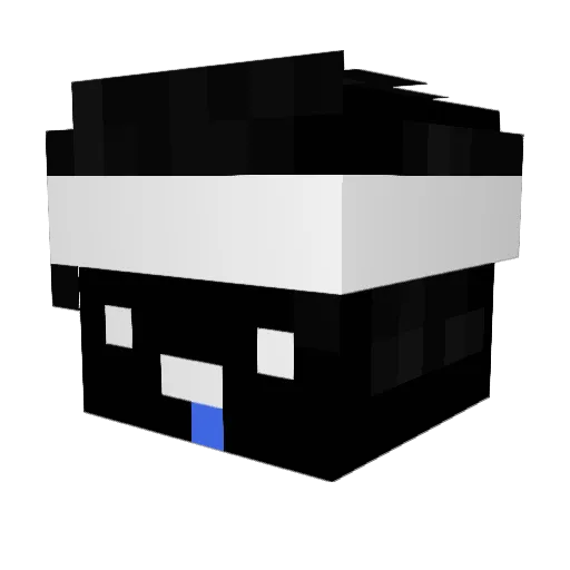 _Kd_Yul Minecraft avatar head, 3D render