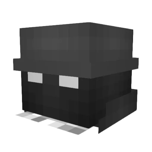 _Kekooo Minecraft avatar head, 3D render
