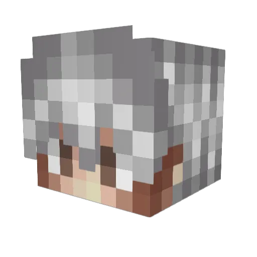 _Kell0gs Minecraft avatar head, 3D render