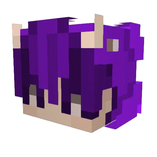 _KenXenon_ Minecraft avatar head, 3D render