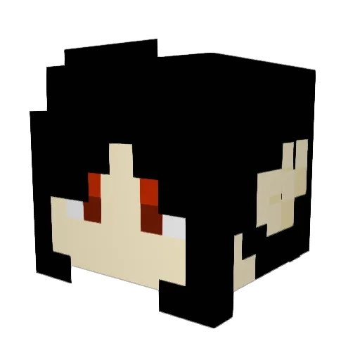 _Kenjack_ Minecraft avatar head, 3D render