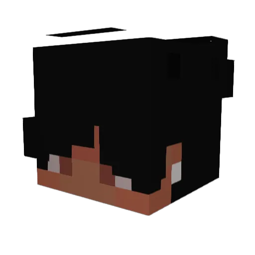 _Kerow_ Minecraft avatar head, 3D render