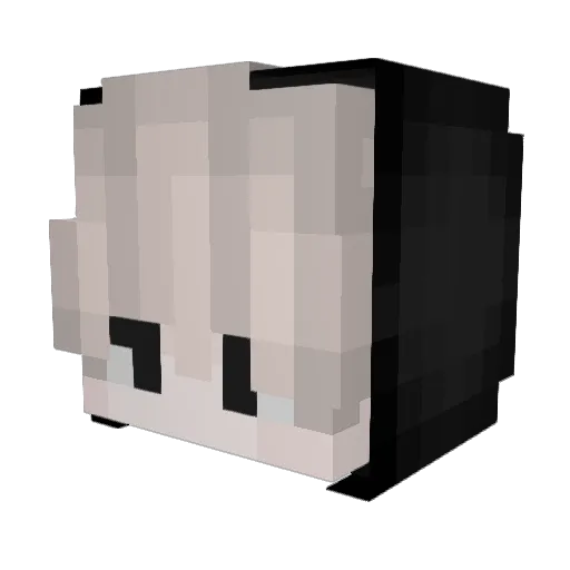 _Kesder_ Minecraft avatar head, 3D render