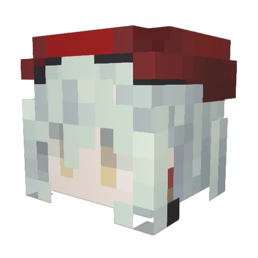 _Kevin_kaiwen Minecraft avatar head, 3D render