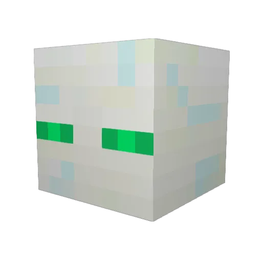 _Khalifah Minecraft avatar head, 3D render