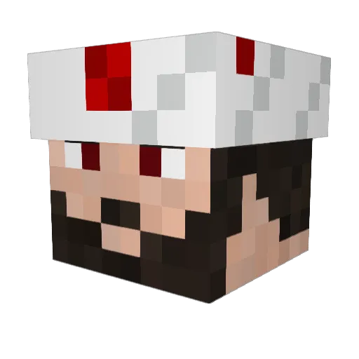 _Khalife_ Minecraft avatar head, 3D render