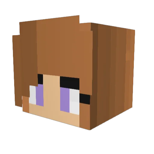 _KiKiD_ Minecraft avatar head, 3D render