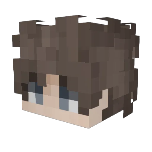 _Kieren_ Minecraft avatar head, 3D render