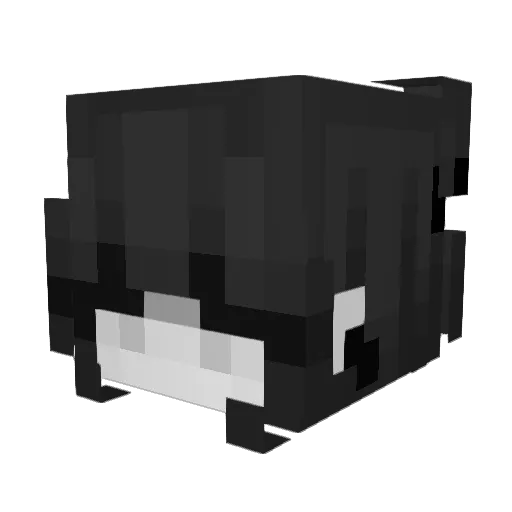 _Kik00_ Minecraft avatar head, 3D render