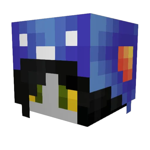 _KillJoyz_ Minecraft avatar head, 3D render