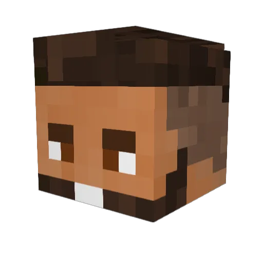 _Kille1 Minecraft avatar head, 3D render