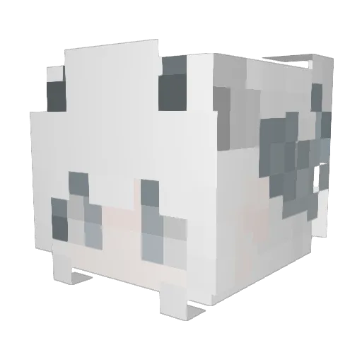_KillerRabbit Minecraft avatar head, 3D render