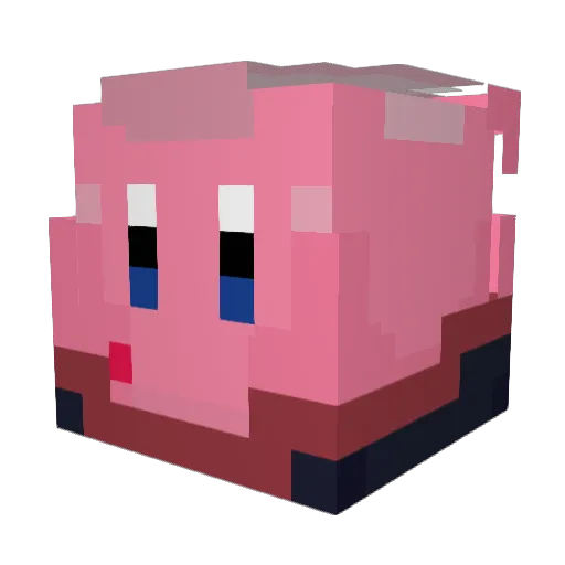 _Kimochi_ Minecraft avatar head, 3D render