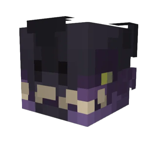 _KingOfTheNoobs_ Minecraft avatar head, 3D render
