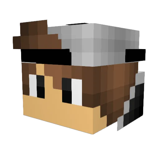 _King_Ace_ Minecraft avatar head, 3D render