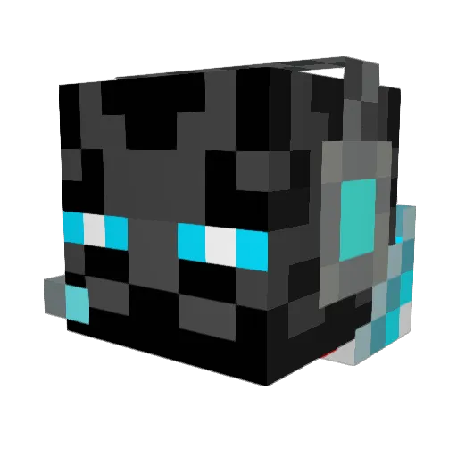 _King_Crafter Minecraft avatar head, 3D render