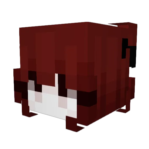 _Kinix_ Minecraft avatar head, 3D render