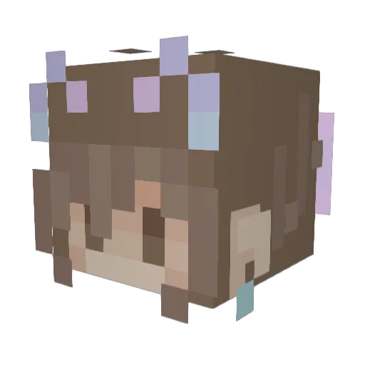 _KittyyKatt_ Minecraft avatar head, 3D render