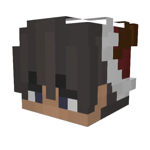 _KiwiCypher_ Minecraft avatar head, 3D render