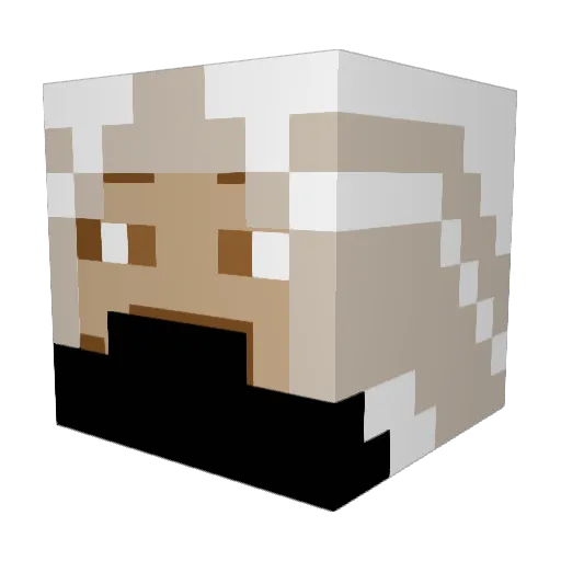 _KlasniuS___ Minecraft avatar head, 3D render