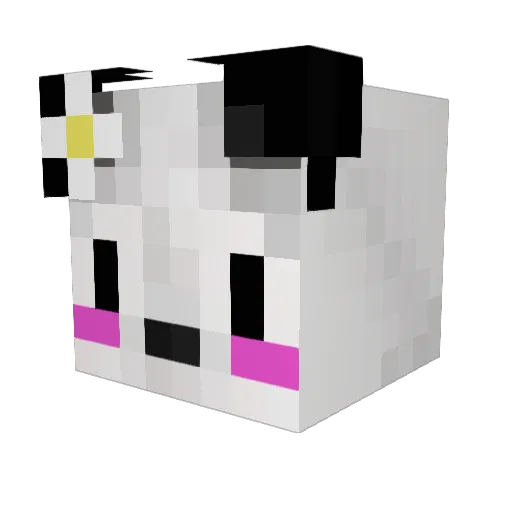 _Klaura_ Minecraft avatar head, 3D render