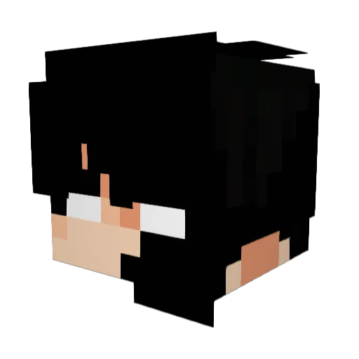 _Kleber_ Minecraft avatar head, 3D render