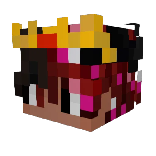 _Klyzo Minecraft avatar head, 3D render