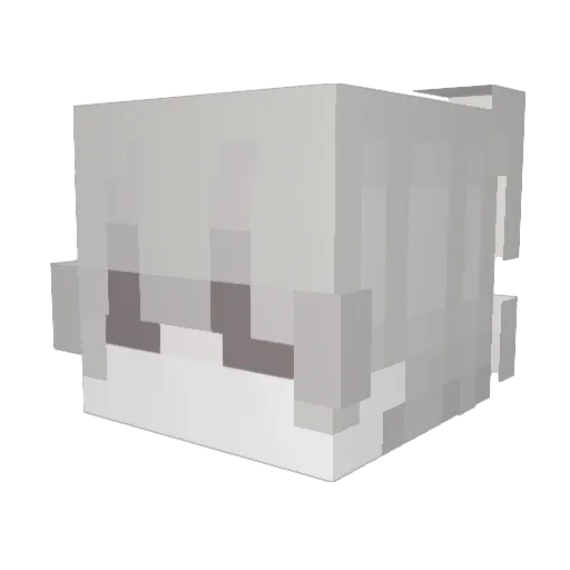 _KoBa4ek_ Minecraft avatar head, 3D render