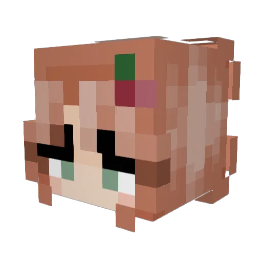 _Kogurt_ Minecraft avatar head, 3D render