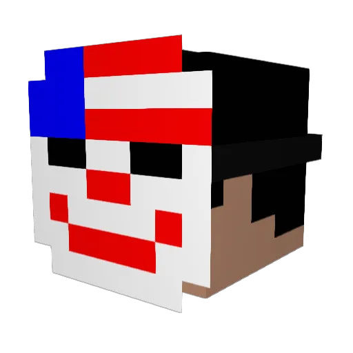 _Koonly_Amazing_ Minecraft avatar head, 3D render