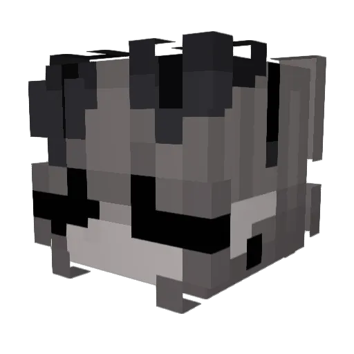 _Korii_ Minecraft avatar head, 3D render
