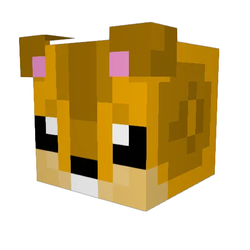 _KosmiK_ Minecraft avatar head, 3D render