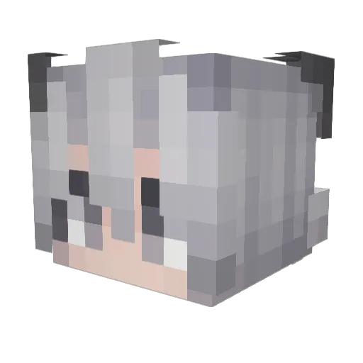 _KotMaxSimoV_ Minecraft avatar head, 3D render