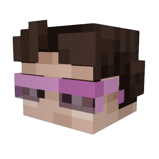 _Kotishe_ Minecraft avatar head, 3D render