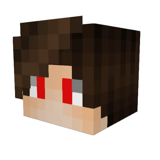 _Koukung_ Minecraft avatar head, 3D render