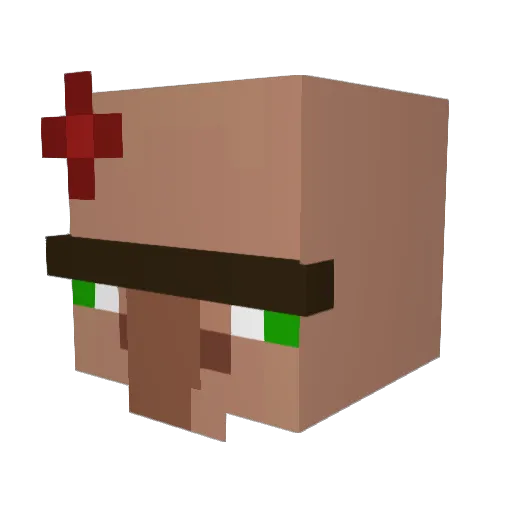 _Kr0nky_ Minecraft avatar head, 3D render