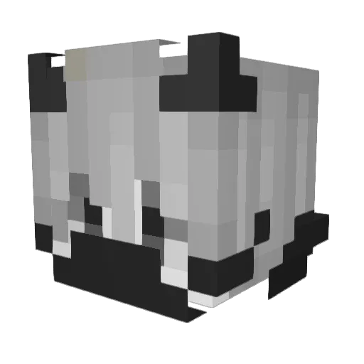 _Kr1zz_ Minecraft avatar head, 3D render