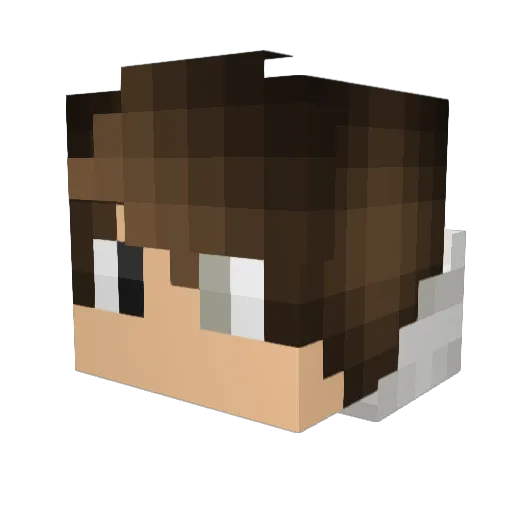 _Kring Minecraft avatar head, 3D render