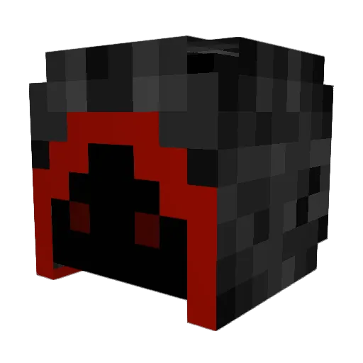 _Kriptic Minecraft avatar head, 3D render