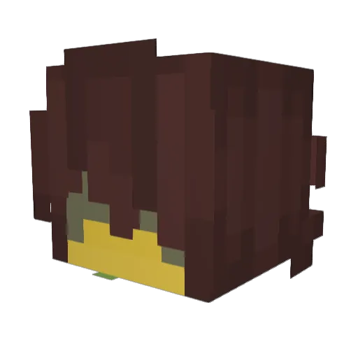 _Kris___ Minecraft avatar head, 3D render