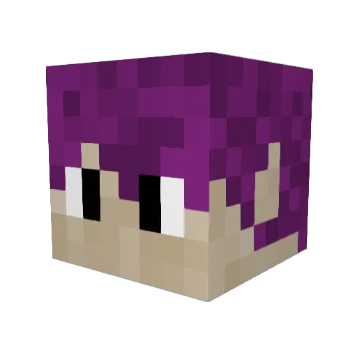 _KristoV Minecraft avatar head, 3D render