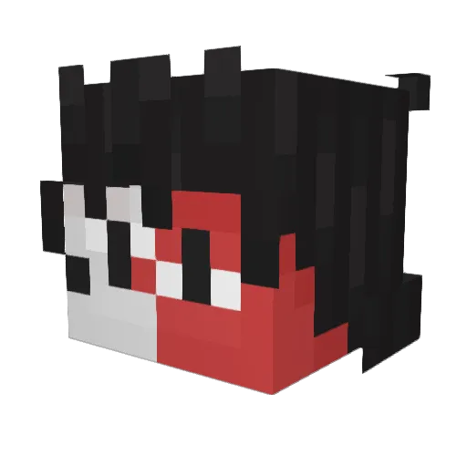 _KuLtisT_ Minecraft avatar head, 3D render