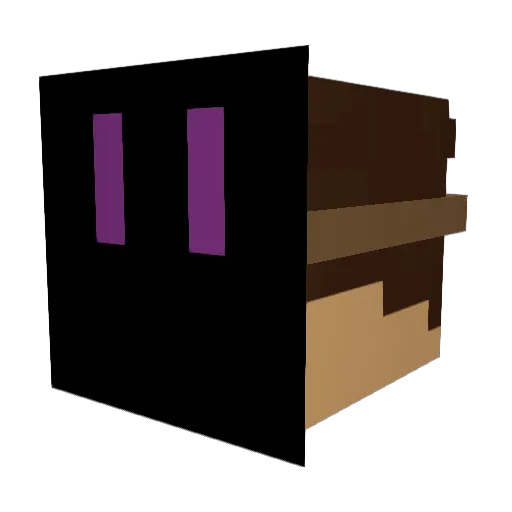_Kubol Minecraft avatar head, 3D render