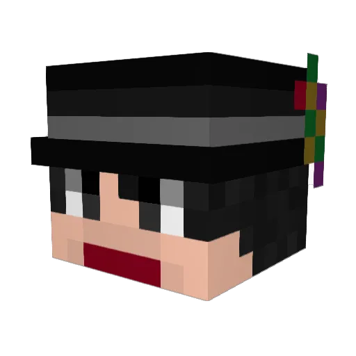 _Kubson96 Minecraft avatar head, 3D render